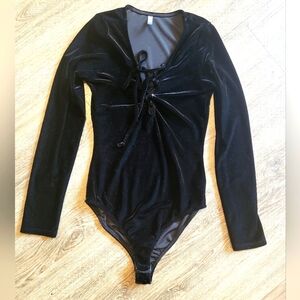 NWOT Cherry Mellow Velvet Long Sleeve Body Suit